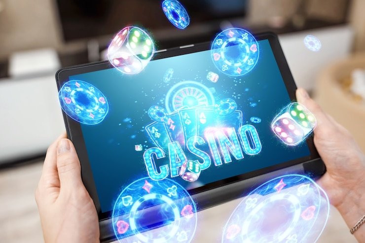 Tampilan antarmuka aplikasi ourastore dengan menu live dealer dan sportsbook